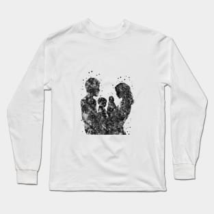 Mother father son and daughter, Long Sleeve T-Shirt